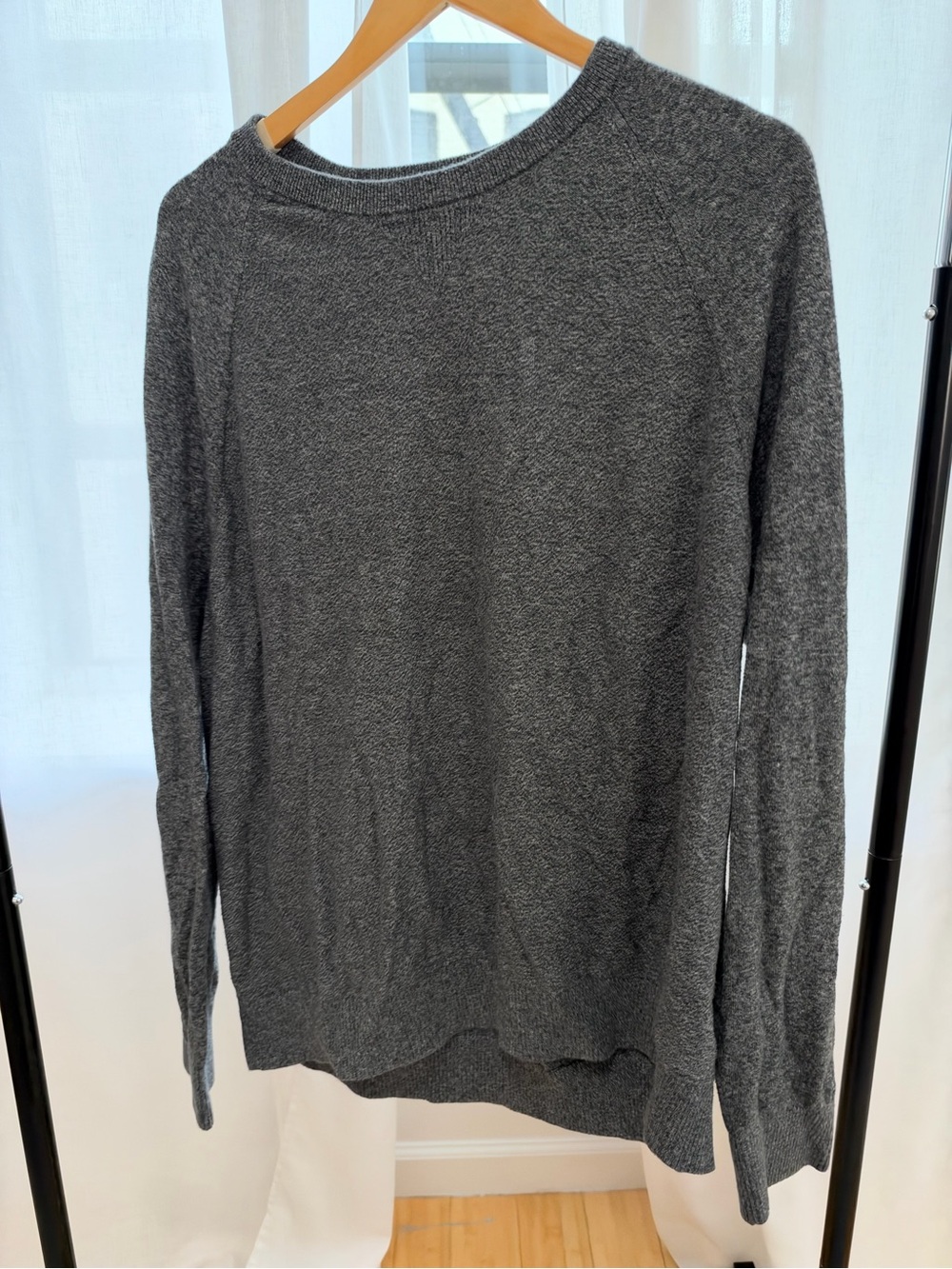 Banana Republic Charcoal Crewneck Sweater